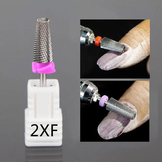 2023 NEW Tungsten Steel Nail Drill Bits - Milling Cutter for Gel Removal, Diamond Drill Bits for Dead Skin & Burrs