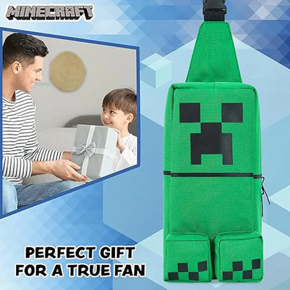Minecraft Creeper Backpack – Cartoon Shoulder Bag, JJ Monster Doll Game Peripheral Gift