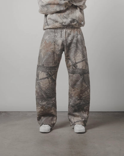 Y2K Camouflage Sweat Pants — Men’s High Street Hip Hop Oversized Baggy Unisex Streetwear