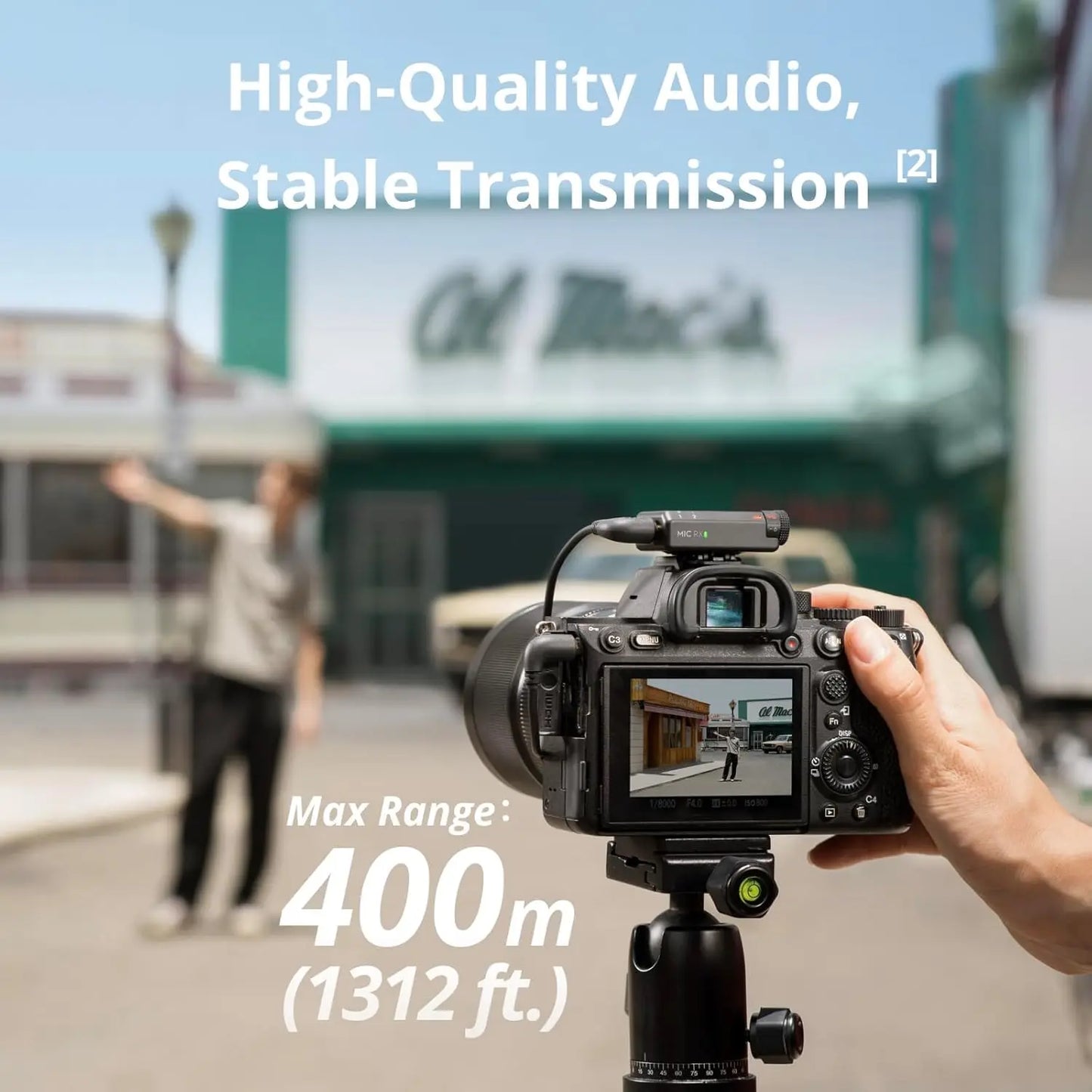 DJI Mic Mini Wireless Microphone – 48-Hour Battery & Two-Level Active Noise Cancelling with Case