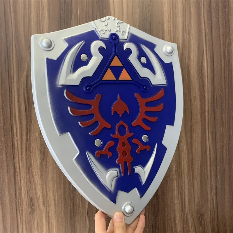 1:1 Skyward Sword Shield Cosplay Weapon – Soft Rubber Link Role-Play Toy for Kids Gift