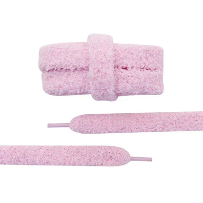 Fuzzy Shoelaces 15mm — Soft Plush Towel Laces for Fall, Winter, Halloween & Christmas Casual Sneakers