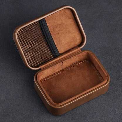 OPENHEART IEM Cable Case - PU Leather Earphone Case Bag for Headphones and Earphone Accessories