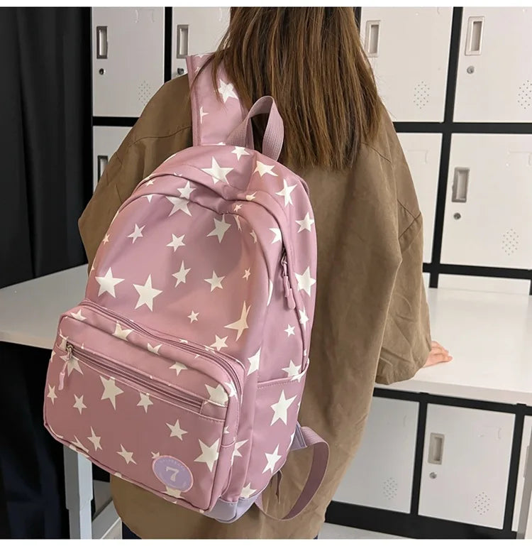 Star Laptop Backpack 17 Inch | Cute Travel & College Bag for Women, Men, Students, Back to School Bookbag