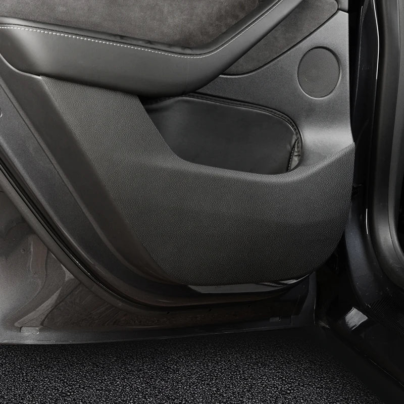 Tesla Model 3/Y Car Door Anti-Kick Pad – Protective Door Panel Mat, Anti-Stepping & Anti-Dirt Accessory