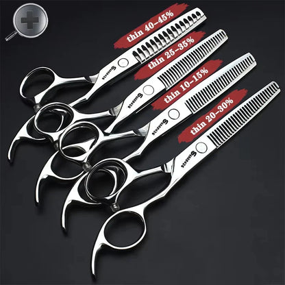 Professional Japanese Hair Cutting & Thinning Scissors – 6''/6.5''/7''/7.5'' Sharp Barber Shears for Salon & Home Use