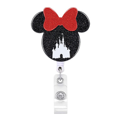 2023 Acrylic Retractable Nurse Badge Reel – Cute Anime Christmas ID Card & Key Holder Lanyard