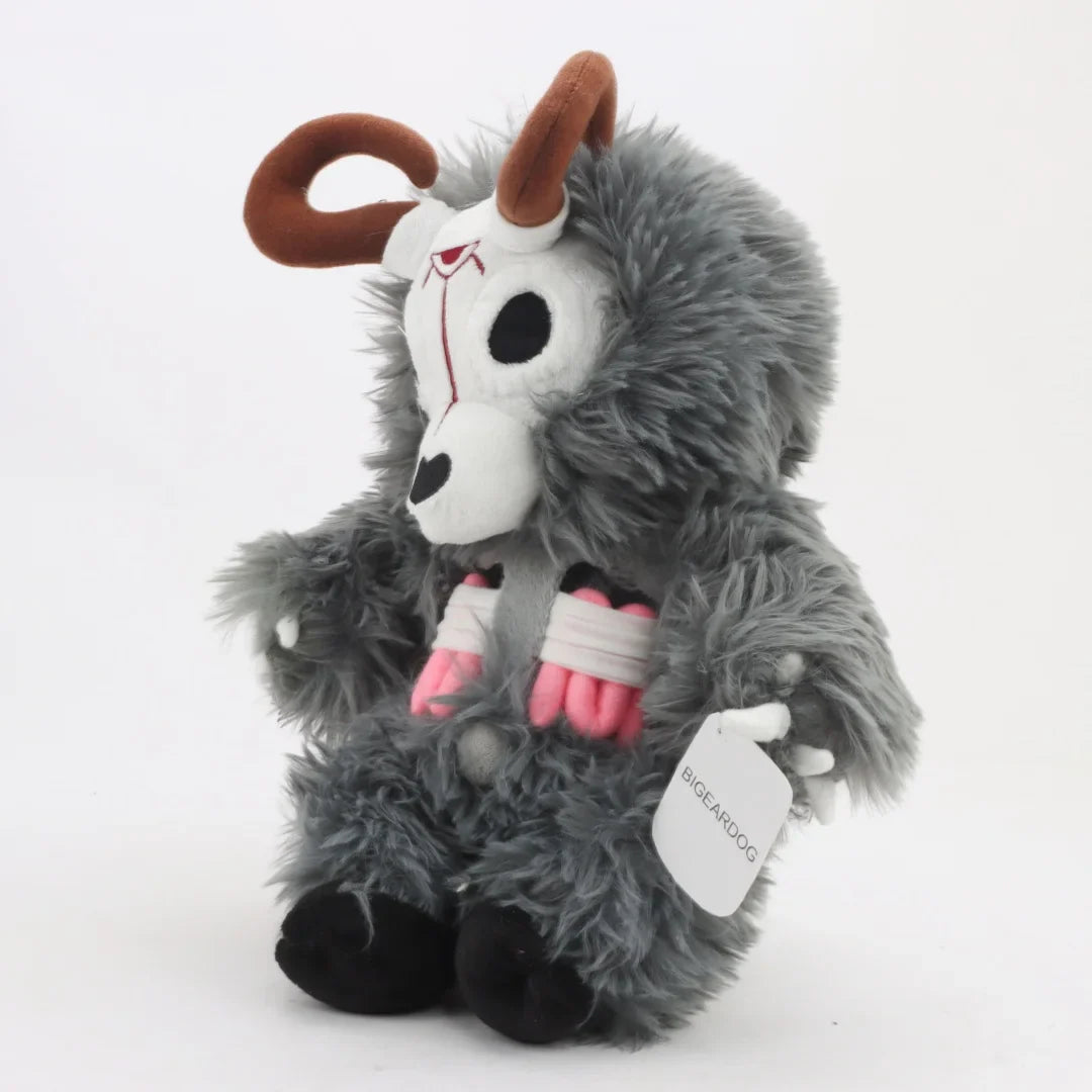 BIGEARDOG Kawaii Wendigo Zombie Deer Plush Toy — Stuffed Cartoon Wendigo, Birthday & Halloween Gift, Creative Room Decor