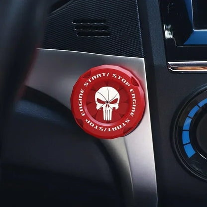 Car One-Key Start/Stop Button Cover – Engine Ignition Protective Sticker for Car & Motorcycle Interior Decoration
