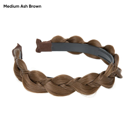 SARLA Synthetic Bohemian Braided Headband – Butterfly Plaited Hairpiece for Women