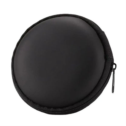 Shockproof Waterproof Headphone Case – EVA Hard Shell Carrying Box with Double Zipper & Dustproof Design
