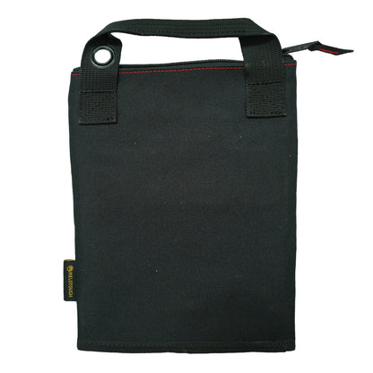 MELOTOUGH Canvas Tool Pouch | 2-Pack Zipper Bags with Mesh Window & Hanging Grommets