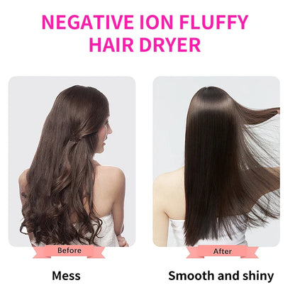 All-in-1 Hot Air Brush Styler – Electric Ion Hair Dryer, Volumizer, Straightener & Curler Comb Roller