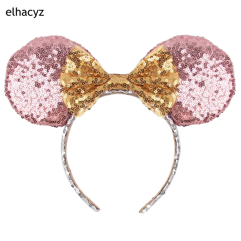 Big Classic Polka Dot Bow Minnie Mouse Ears Headband – Festival & Party Hairband for Women & Girls, Disney Trip Accessories