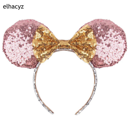 Big Classic Polka Dot Bow Minnie Mouse Ears Headband – Festival & Party Hairband for Women & Girls, Disney Trip Accessories