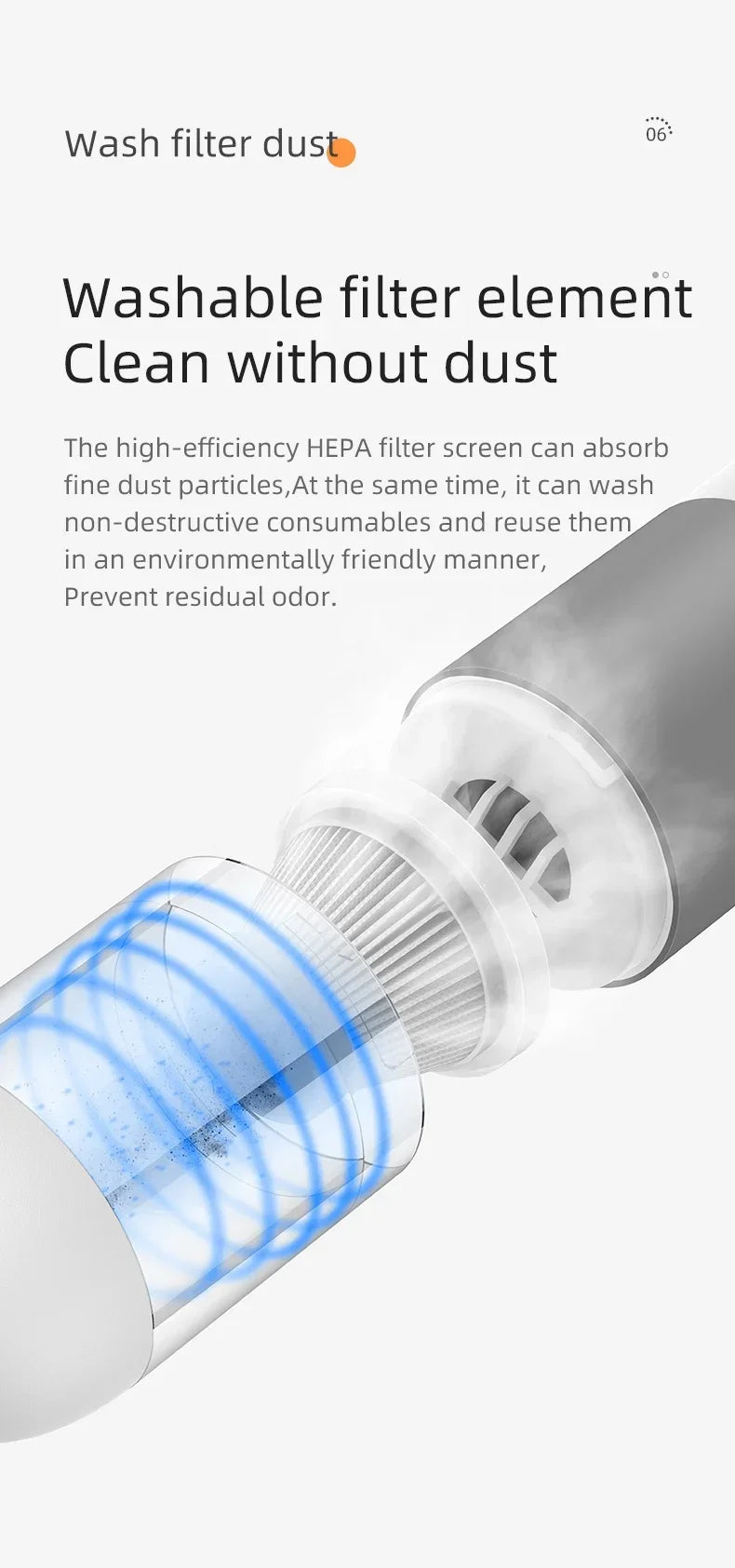 3-in-1 Wireless Car Vacuum Cleaner – Portable Mini Handheld Dust Catcher for Auto Interior Cleaning