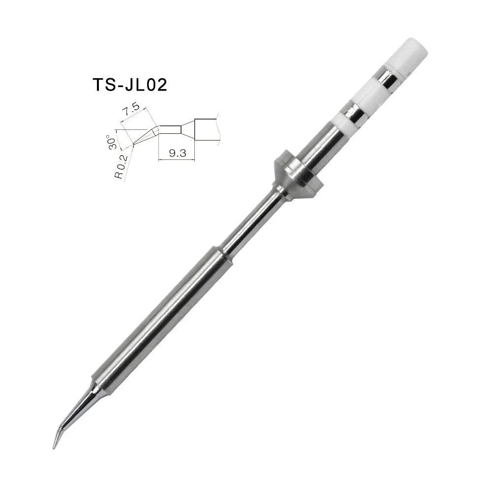 TS100/TS101 Soldering Iron Tips - Pine64 Pinecil Replacement Tips TS Series BC2 C4 Compatible Models
