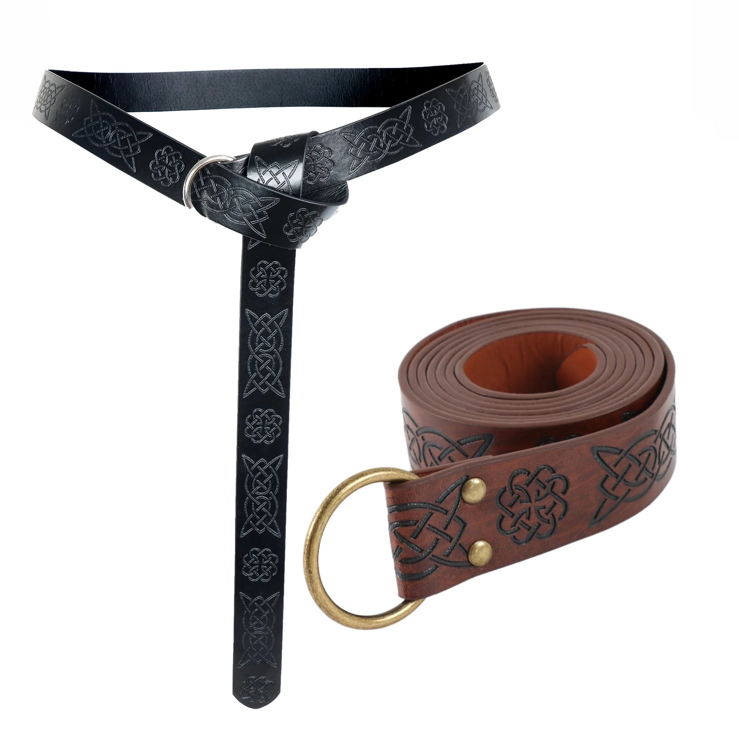 5PCS Medieval Viking Belt Pouch – Renaissance Steampunk Coin Bag for LARP & Cosplay