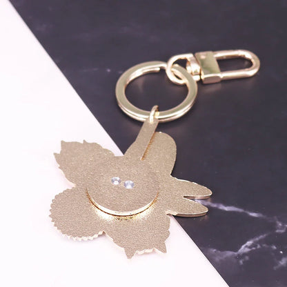 Japanese Cute Mash-Up Enamel Keychain — Revolving Cartoon Key Ring Accessory