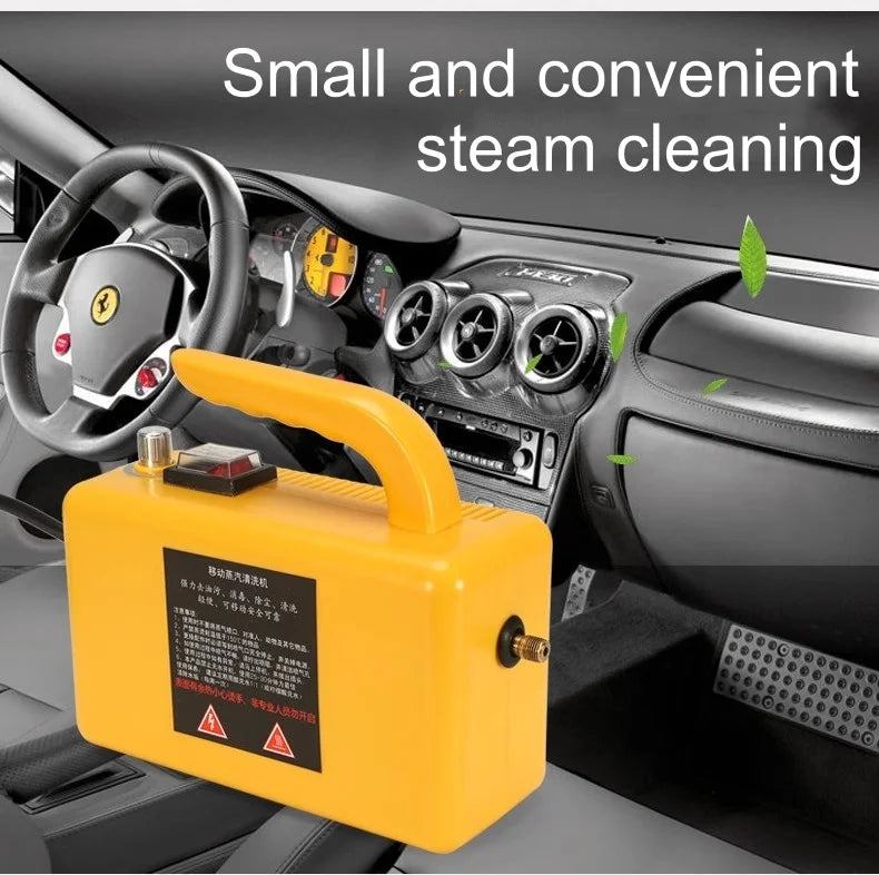 2600W 220V High-Temperature Steam Cleaner - Portable Sterilization Pressure Washer for Home, Car, Kitchen & AC