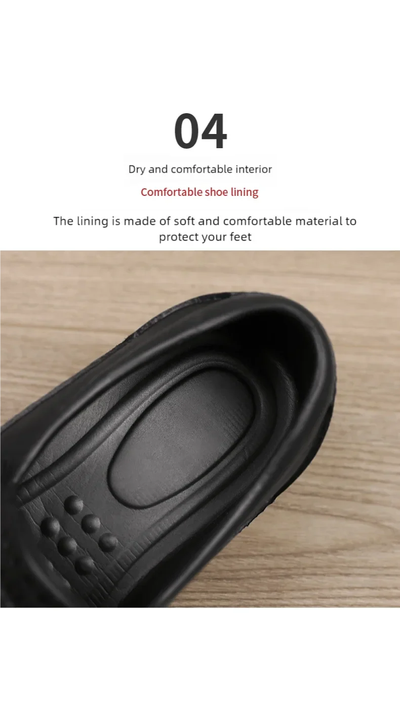 Chef Shoes for Men – Anti-Slip, Oil-Resistant Leather Work Shoes, Plus Size Business Casual with Soft Sole & Comfort