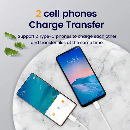 30cm USB-C to USB-C Fast Charging Cable – Compatible with iPhone 15, Xiaomi, Samsung, Huawei & Power Banks