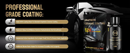 Graphene Ceramic Coating 20H/12H — Self-Healing UV Protection Car Detailing Coating for Long-Lasting Shine