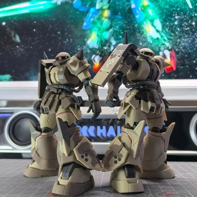 HG 1/144 MS-06GD Zaku Southern Cross Action Figure – Plastic Robot Model for Kids Educational Toy & Gift