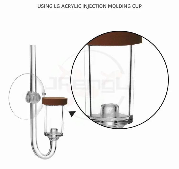 Aquarium CO2 Diffuser – Mini Bubble Counter for Fish Tank, Sprayer Equipment & Terrarium Marine Tools Accessory