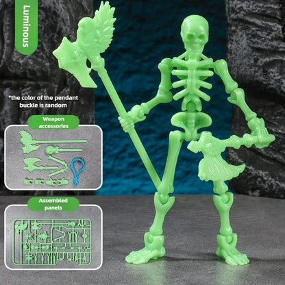 Medieval Knight Lucky 13 Action Figure – Movable Joint 3D Building Block Toy for Boys & Gift
