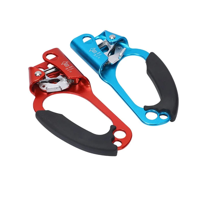 Outdoor Rock Climbing Hand Ascender – Left & Right Hand SRT Rope Ascend Device Mountaineering Tool