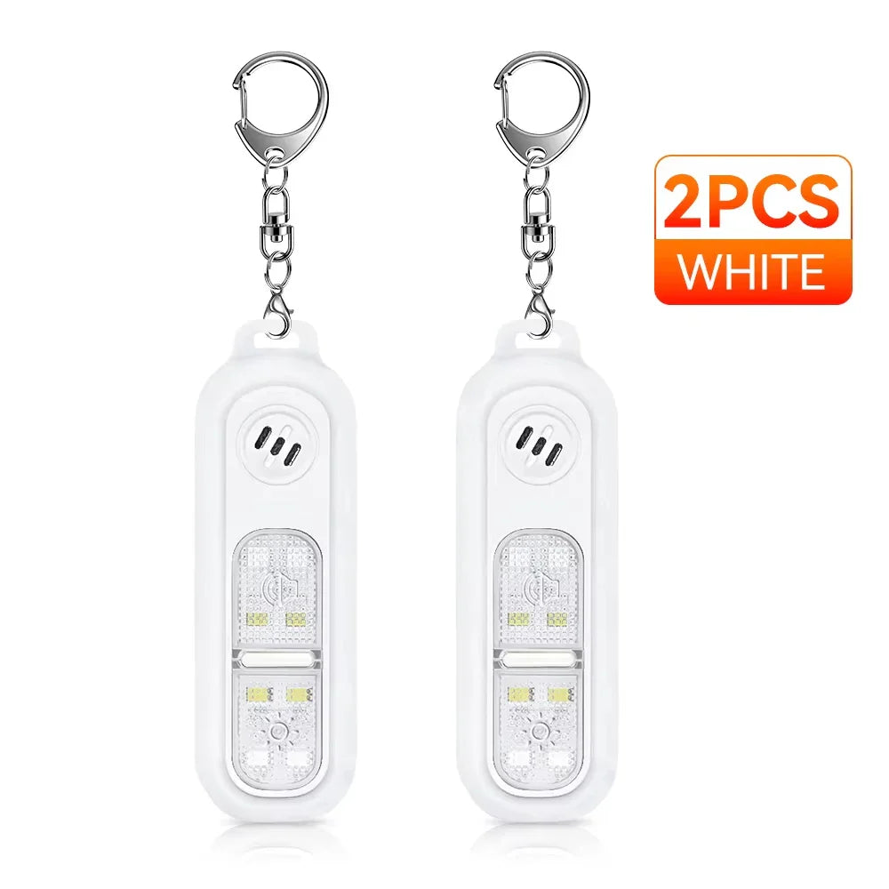 Hollarm Personal Safety Alarm – 130dB Loud Rechargeable Keychain with LED for Women, Kids & Elderly