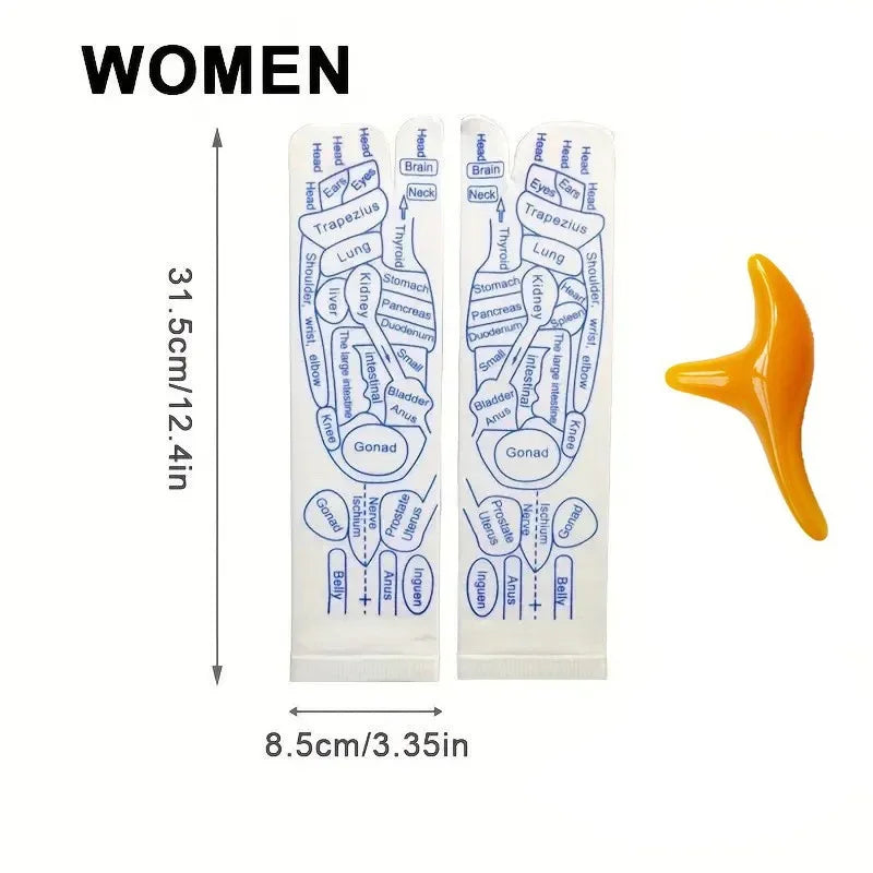 Acupressure Foot Massage Socks – Reflexology & Physiotherapy for Tired Feet Relief
