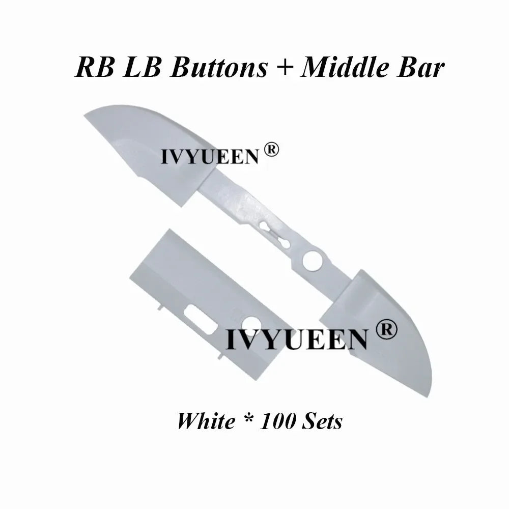 IVYUEEN 100PCS RB/LB Bumper Trigger Buttons – Middle Bar Holder for Xbox Series X|S Controller Repair Parts