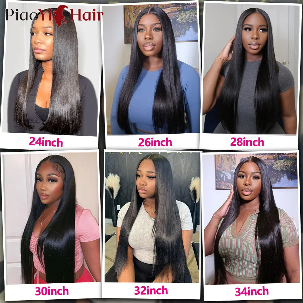 26-40 Inch Straight Human Hair Bundles – Thick Indian Raw Hair, Top Quality Extensions for Women