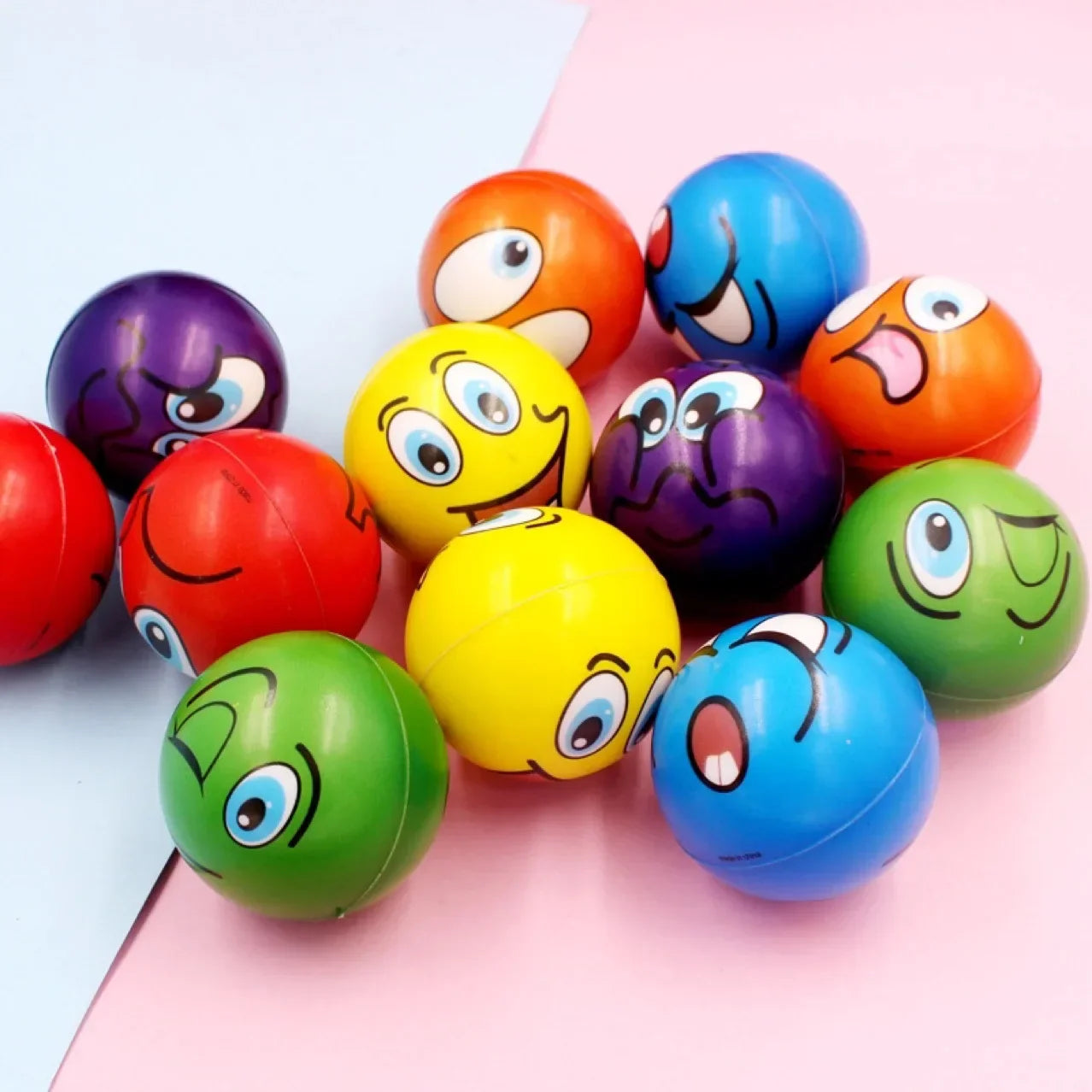 Funny Sponge Pressure Soft Ball — PU Foam Squeeze Toy for Kids, Stress Relief and Wrist Action Toy