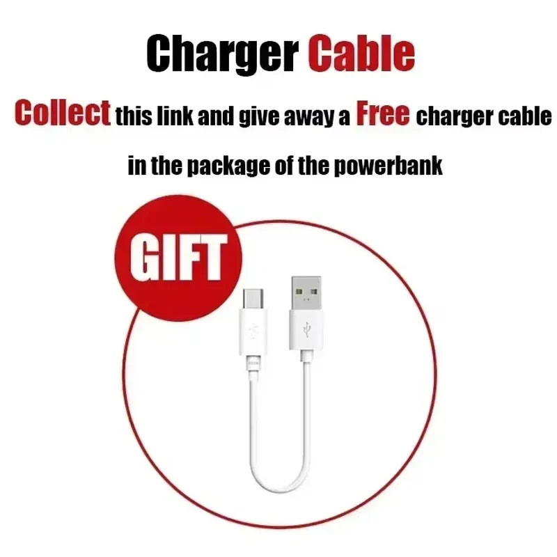 Xiaomi 500000mAh High-Capacity Power Bank — 120W Super Fast Charging Portable Battery Charger for iPhone, Samsung, Huawei