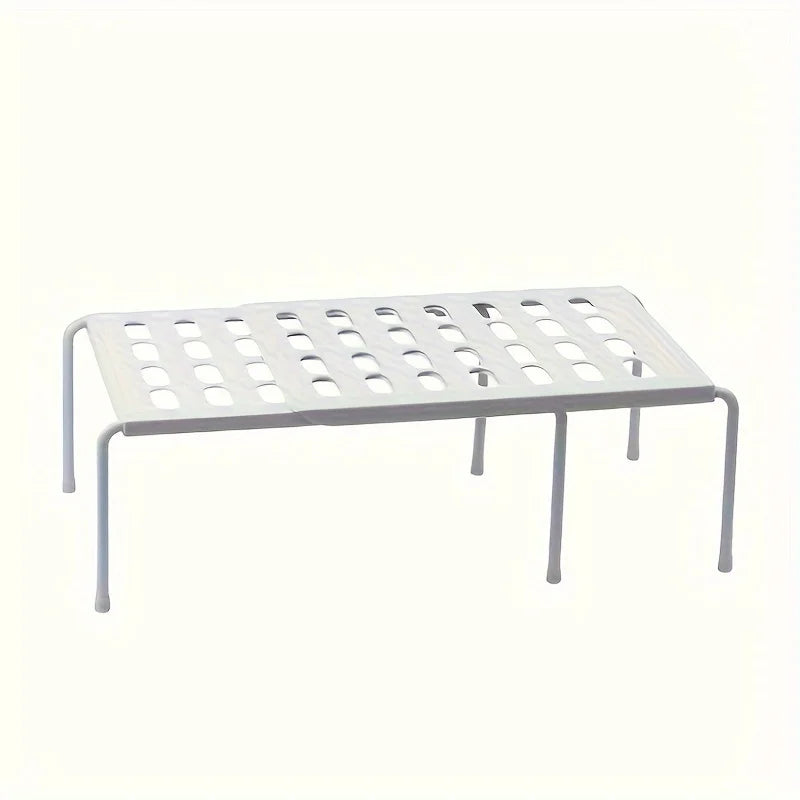 Adjustable Multi-Tier Plastic Shoe Rack — Space-Saving Storage Organizer for Sneakers, Slippers, Home, Dorm, Closet, White or Gray