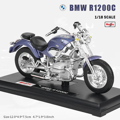 Maisto 1:18 Alloy Motorcycle Model – Yamaha MT-07/MT-10, Ducati, Kawasaki, KTM, Suzuki, BMW