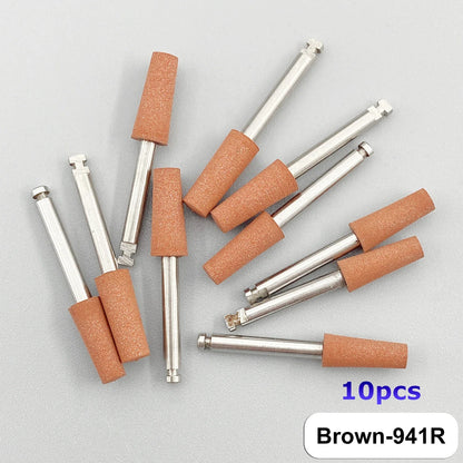 WELLCK Dental Silicone Grinding Heads – 12/10pcs Teeth Polisher for Low-Speed Dental Tools & Lab Use