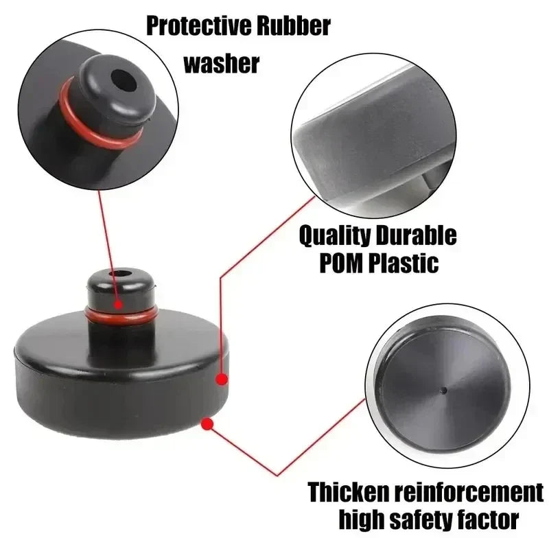 Silicone Jack Lift Pad for Tesla - Point Adapter Compatible with Model 3, Y, S, X (2016-2023) - Essential Car Accessories