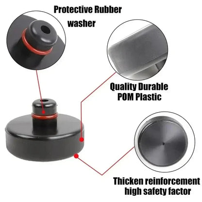 Silicone Jack Lift Pad for Tesla - Point Adapter Compatible with Model 3, Y, S, X (2016-2023) - Essential Car Accessories