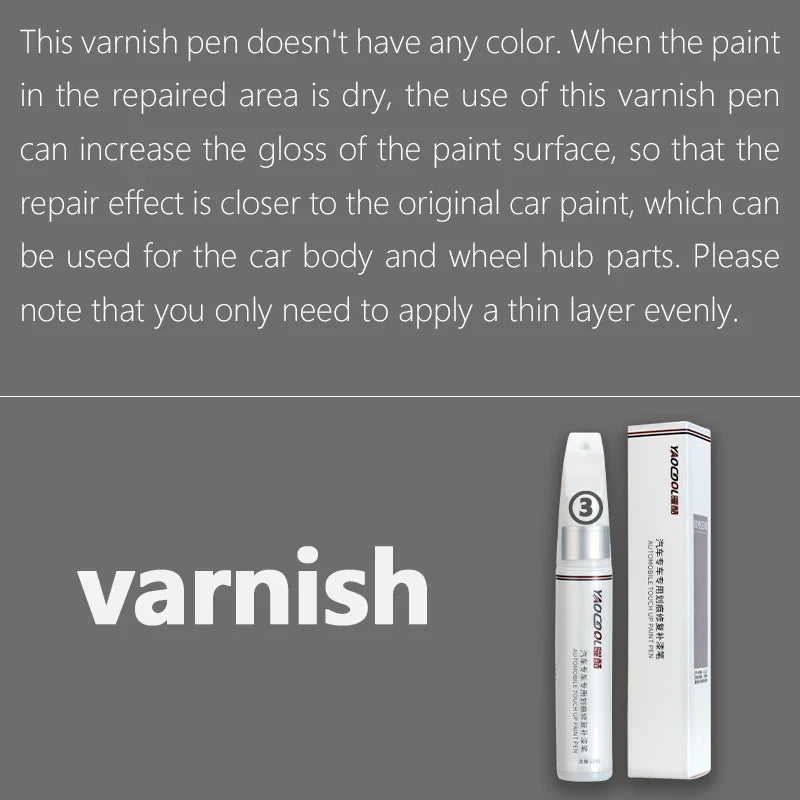 Tesla Model 3/Y/X Pearl White Paint Repair Pen – Touch-Up Kit for Auto Paint Restoration