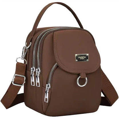 Women’s Mini Multi-Color Crossbody Bag – Compact Shoulder Bag for Daily Casual Outings, Campus, and Commute