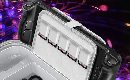 Steam Deck Carrying Case – Large Capacity Storage for Console & Accessories, Portable Case with Built-in Protection