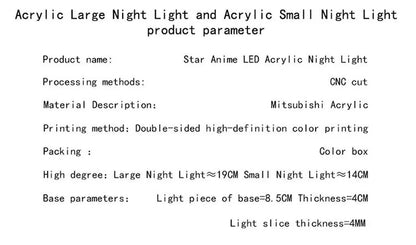 K-Pop Demon Hunters LED Night Light – Zoe, Mira, Rumi, Saja 16-Color Remote Control