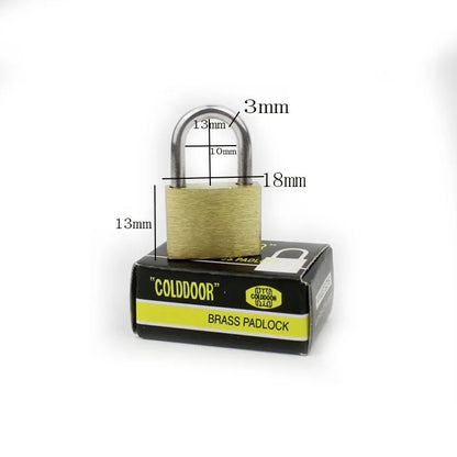 20mm Small Copper Lock | Luggage, Case, Backpack & Locker Padlock, Mini Security Key Padlock for Home Hardware