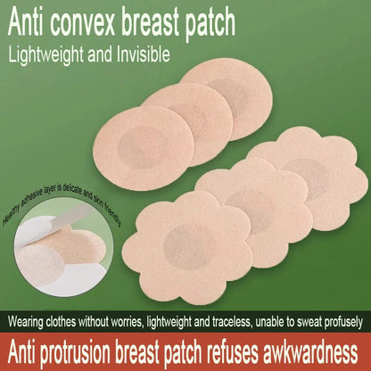 30/50/100PCS Nipple Stickers – Adhesive Chest Bra Pads, Boob Sticky Pads & Breast Nipple Covers for Pantyhose (NYP01)