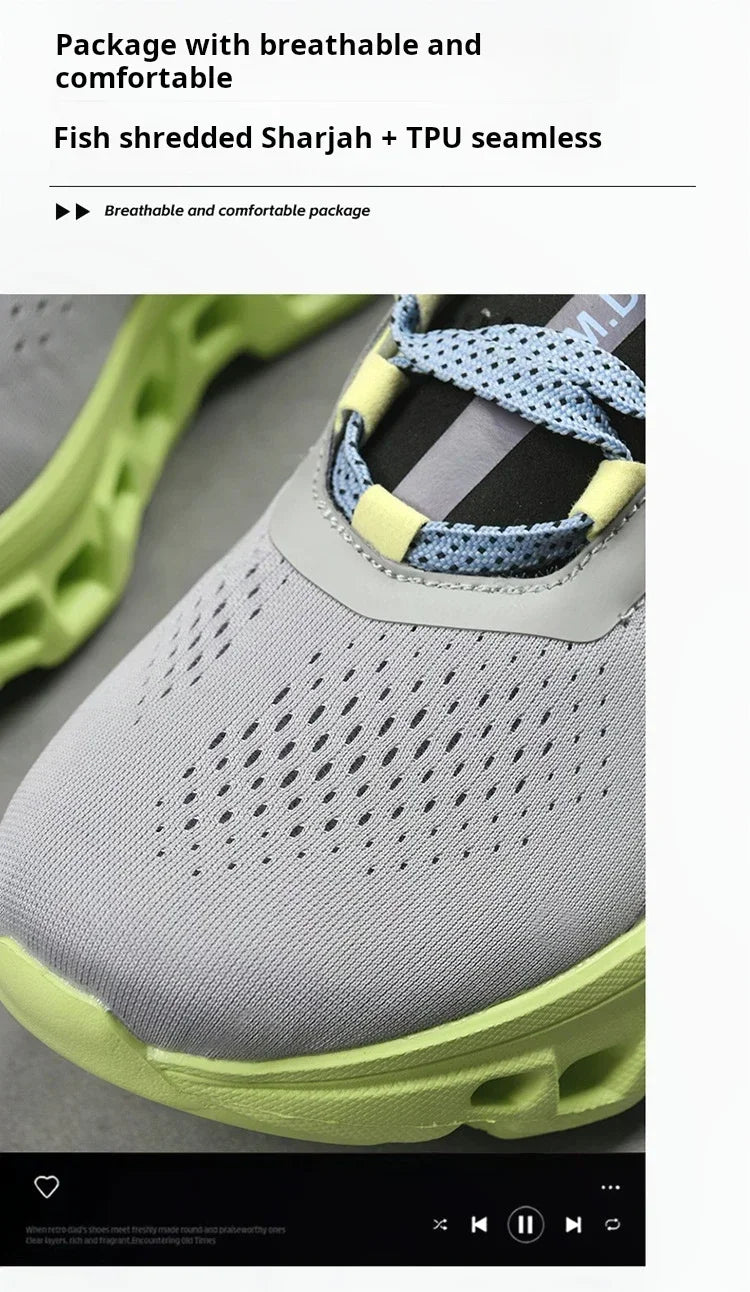 Men's Sports Shoes – Luxury Casual Sneakers, Mesh Running & Basketball Shoes, Lightweight Platform for Summer Walking