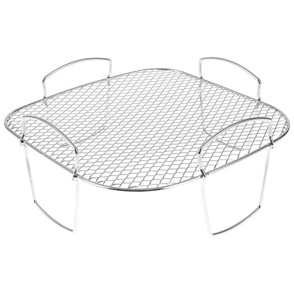 Stainless Steel Air Fryer Rack – Multi-Layer Stackable Grilling, Toast, BBQ Basket & Cooking Tray Accessory